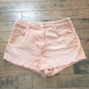 Pilcro Stylish Peachy Pink Women's Shorts